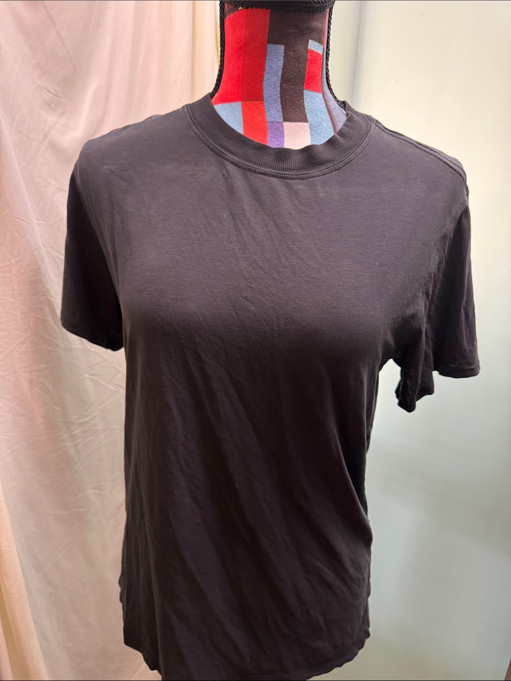 lululemon athletica Black Short Sleeve Crew Tee